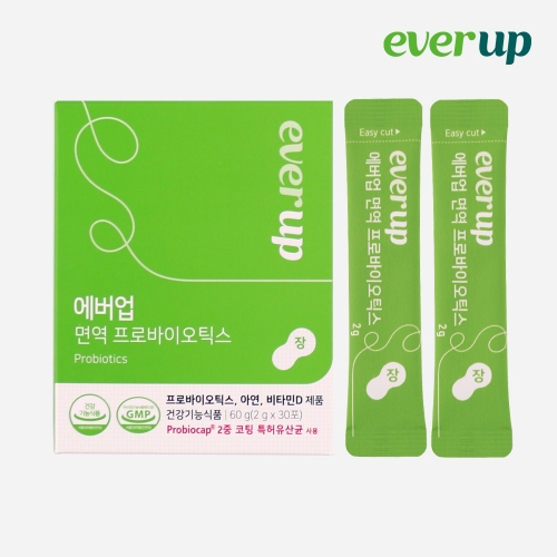 [에버업] 면역 프로바이오틱스 1박스 30포(60g)