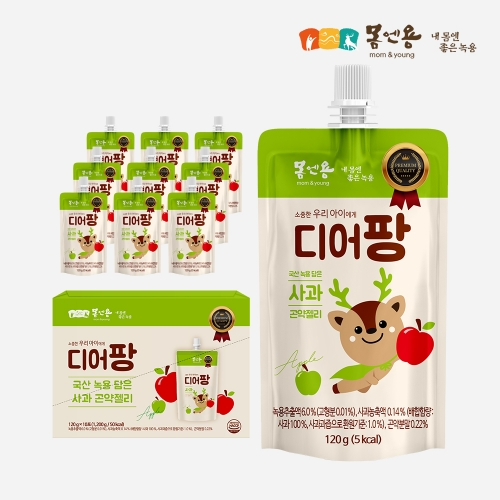 [몸엔용] 디어팡 녹용곤약젤리 120ml x 10ea