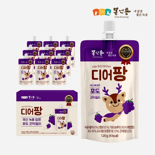 [몸엔용] 디어팡 녹용곤약젤리 120ml x 10ea