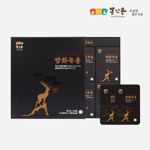 [몸엔용] 쌍화녹용 50ml x 30포