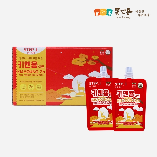 [몸엔용] Step1. 키엔용아연 80ml x 10포